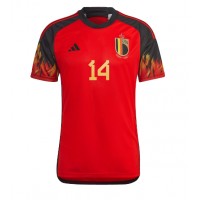 Fotballdrakt Herre Belgia Dries Mertens #14 Hjemmedrakt VM 2022 Kortermet